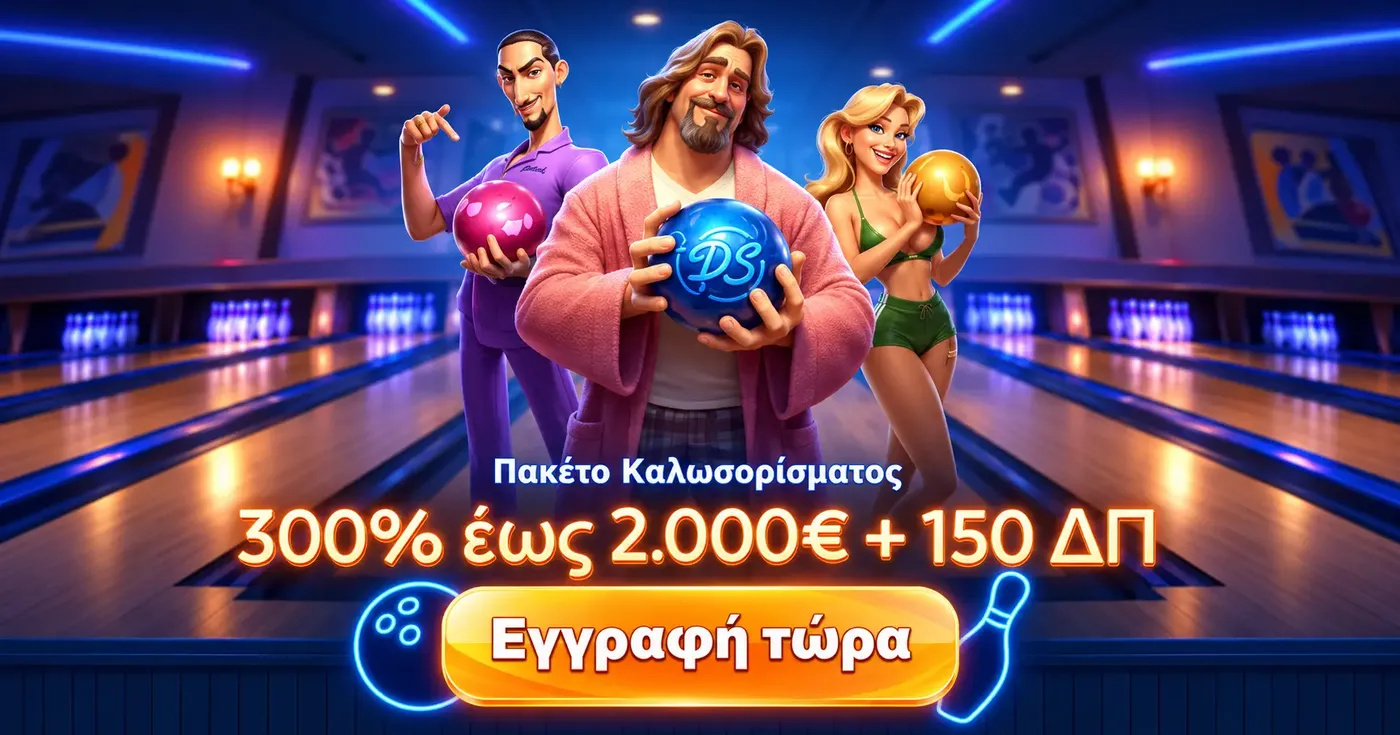 Πακέτο καλωσορίσματος DudeSpin Casino 300% έως 2.000€ + 150 ΔΠ — εγγραφή τώρα